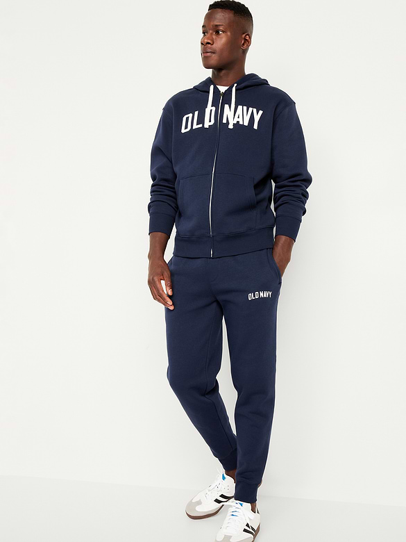 Loose Logo Zip Hoodie