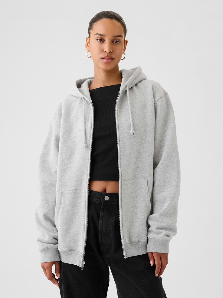 Image number 5 showing, Adult VintageSoft Relaxed Zip Hoodie