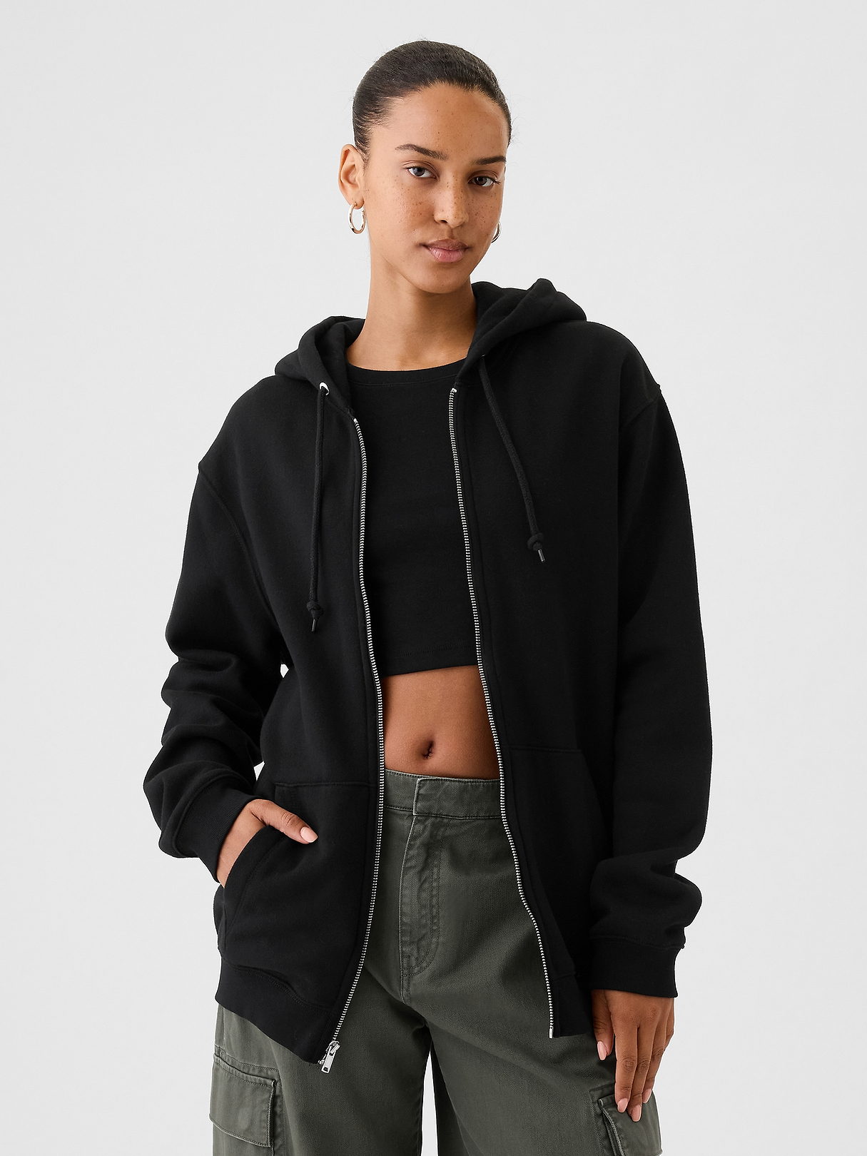Adult VintageSoft Relaxed Zip Hoodie | Gap