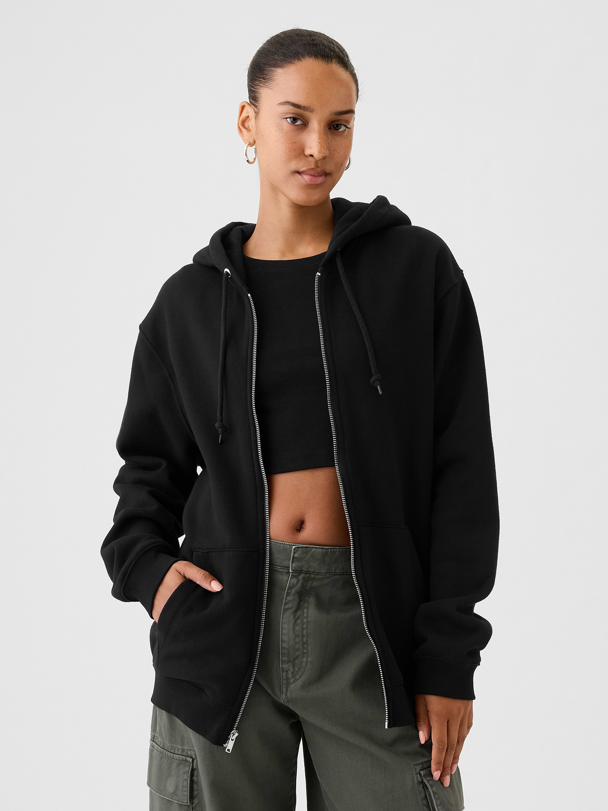 Adult VintageSoft Relaxed Zip Hoodie | Gap