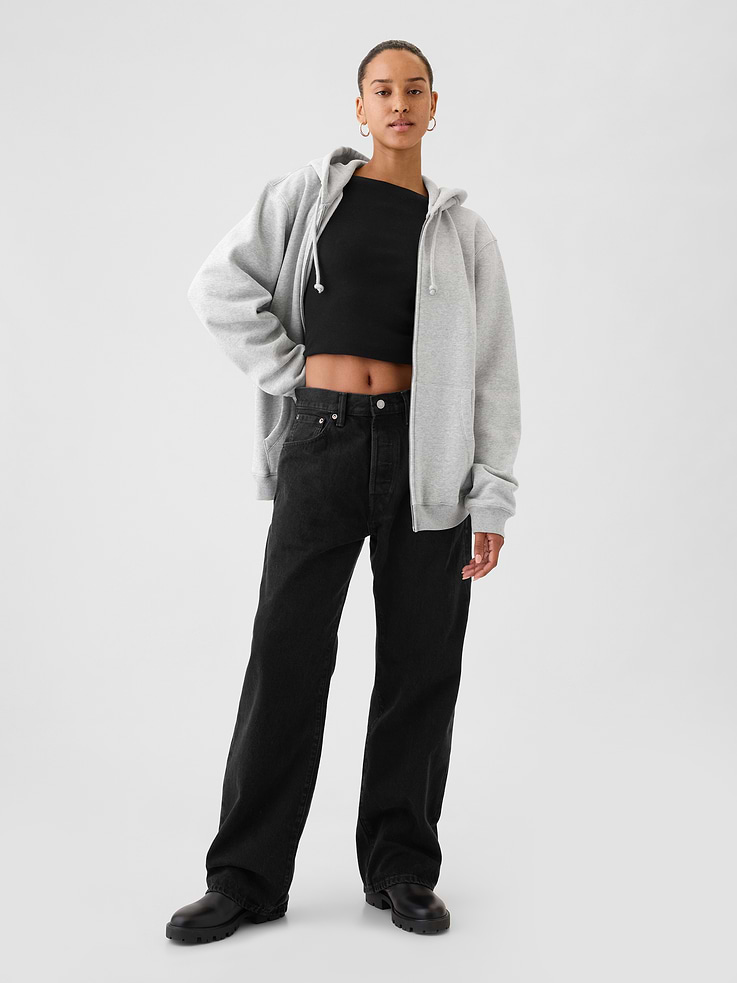Image number 6 showing, Adult VintageSoft Relaxed Zip Hoodie