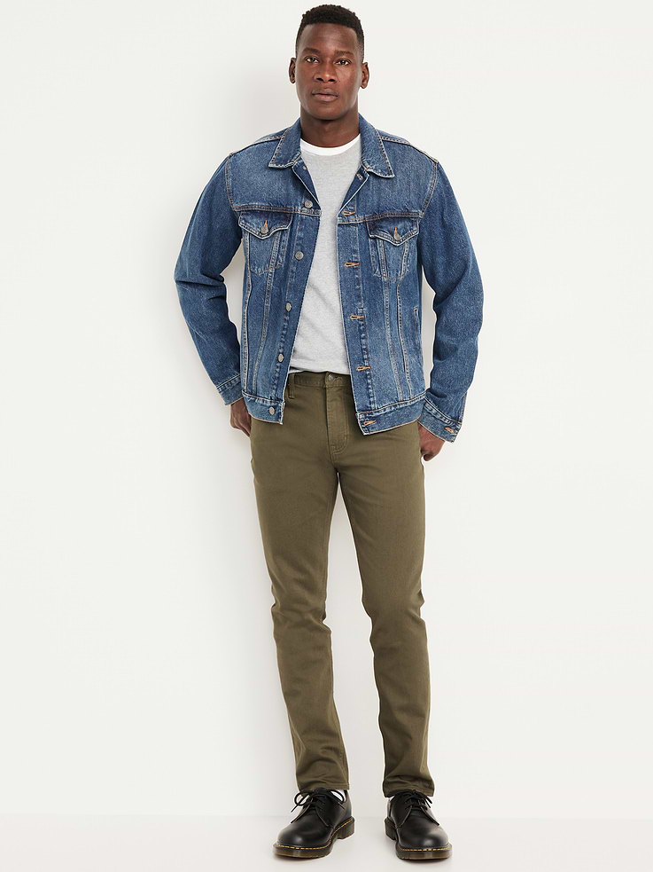 Image 3 of 4, Slim Five-Pocket Pants