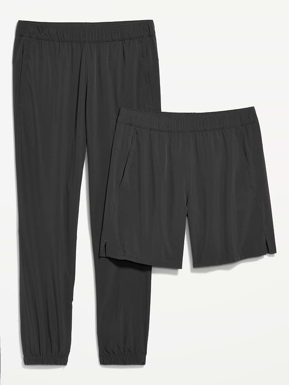 StretchTech Workout Joggers and Shorts Set
