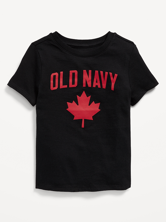 Unisex Short-Sleeve Canada Logo-Graphic T-Shirt for Toddler