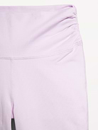 Image number 5 showing, High-Waisted PowerChill Side-Ruched Flared Leggings for Girls