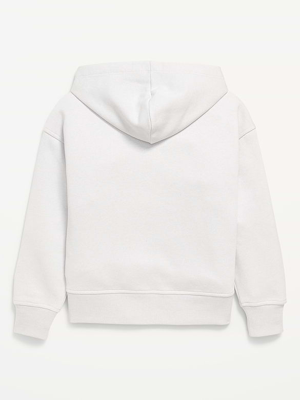 Vintage Oversized Canada Logo-Graphic Hoodie for Girls