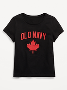 Image number 1 showing, Short-Sleeve Canada Logo-Graphic T-Shirt for Girls