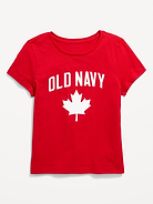 Image number 1 showing, Short-Sleeve Canada Logo-Graphic T-Shirt for Girls