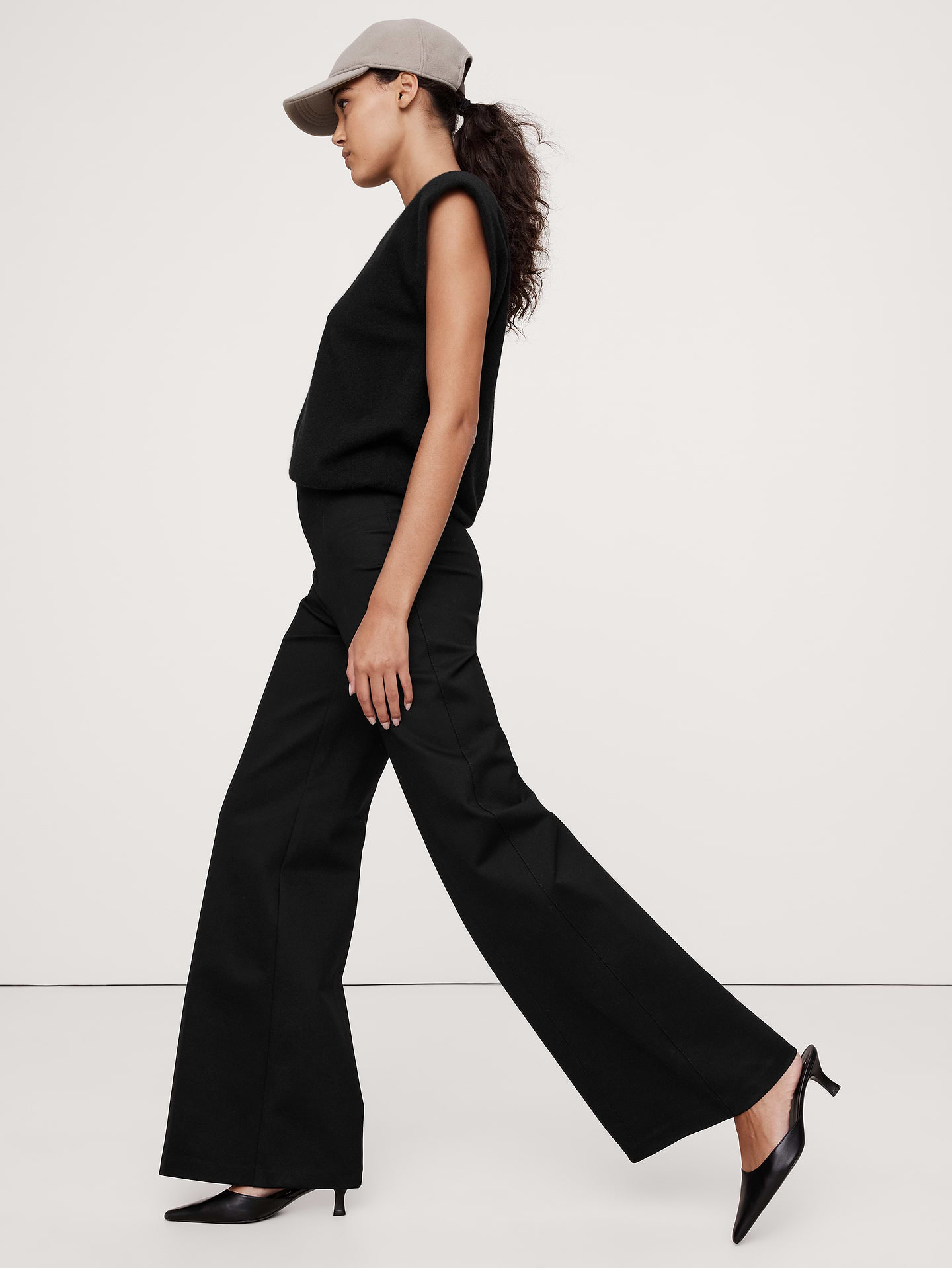 Image number 3 showing, Wide-Leg Everywhere Ponte Pant