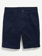 Image number 3 showing, Twill School Uniform Shorts for Boys (At Knee)