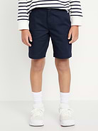 Image number 1 showing, Twill School Uniform Shorts for Boys (At Knee)