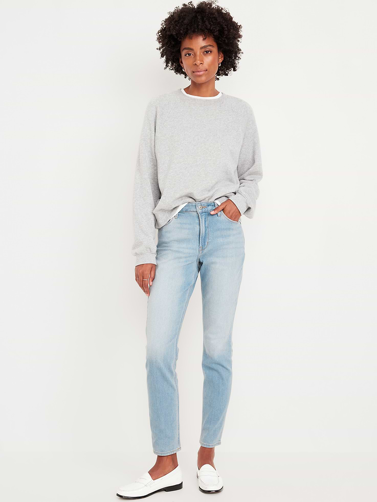 Image number 3 showing, High-Waisted Wow Straight Ankle Jeans
