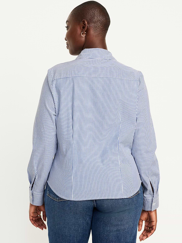 Slim Button-Down Striped Shirt