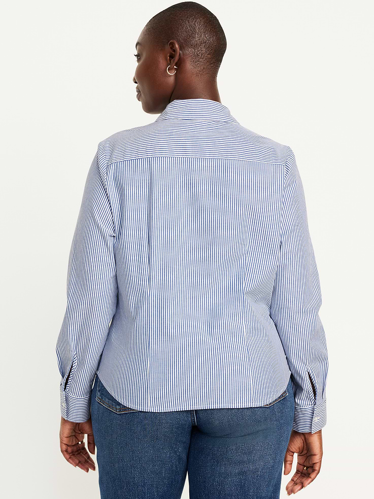 Image number 6 showing, Slim Button-Down Striped Shirt