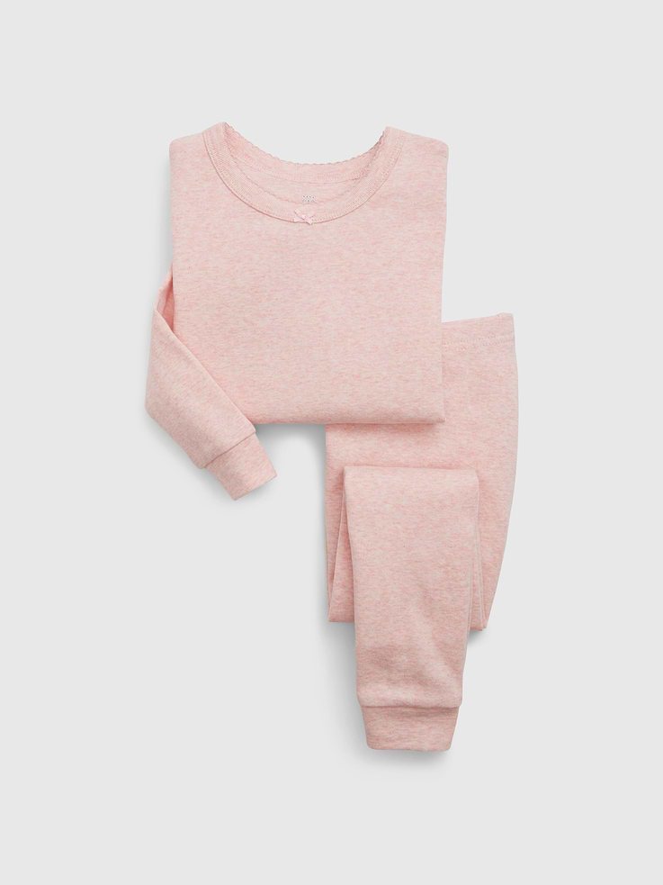 Image number 1 showing, Baby & Toddler Organic Cotton PJ Set