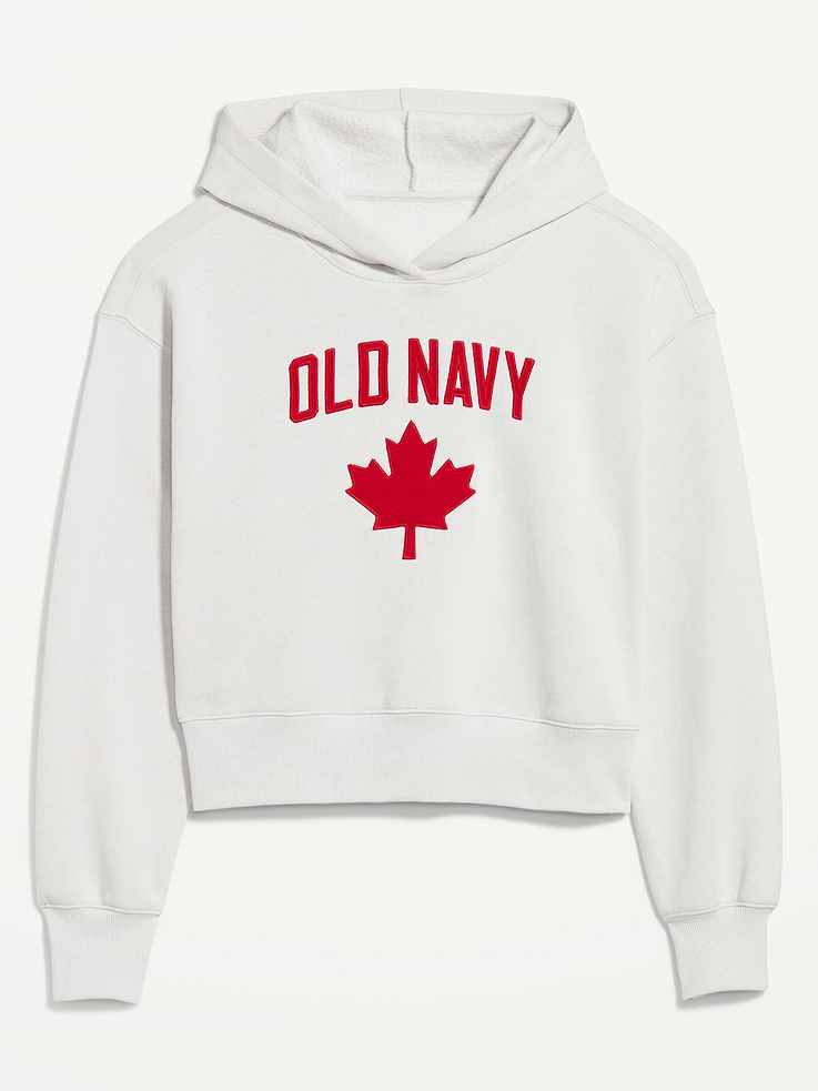 Image number 4 showing, Oversized Canada Logo-Graphic Hoodie