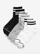 Image number 1 showing, Athletic Quarter Crew Sock 3-Pack for Women