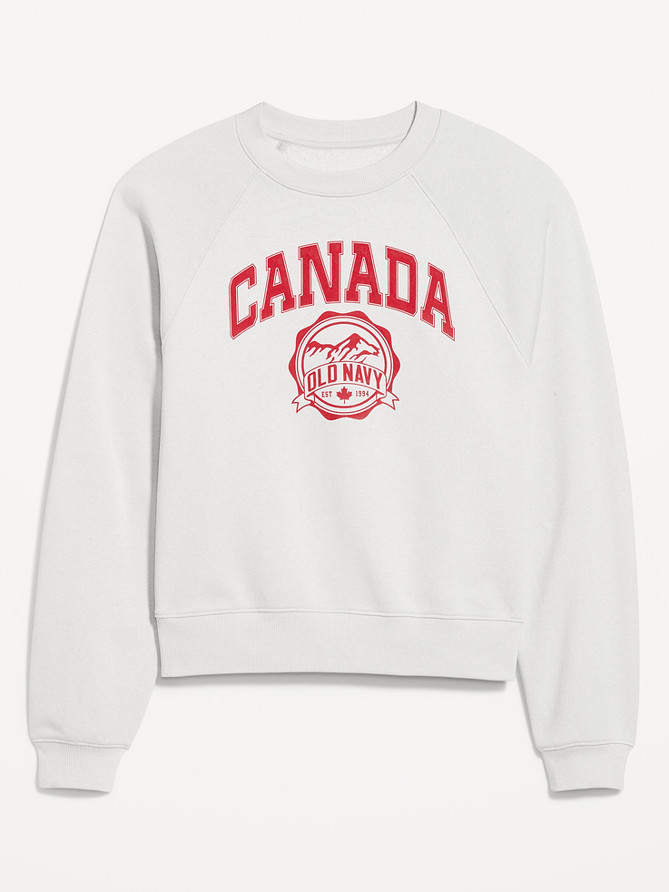 L'image numéro 4 présente Chandail vintage à logo Canada imprimé