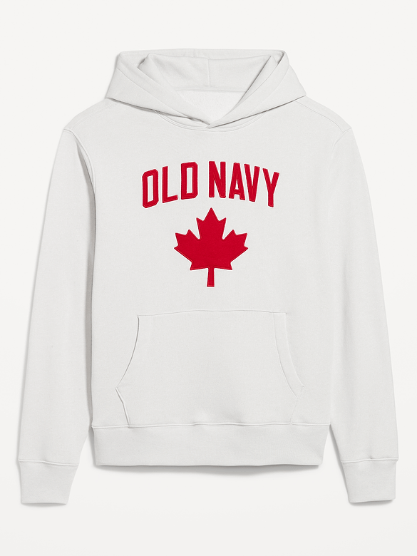 Oversized Canada Logo Pullover Hoodie