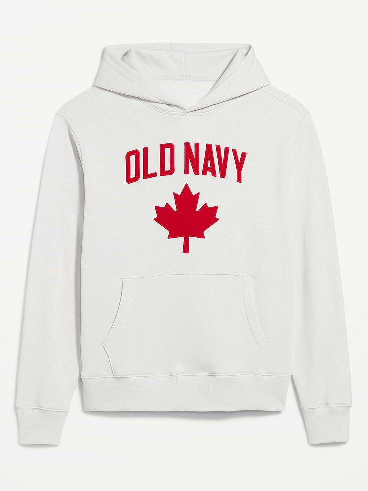 L'image numéro 4 présente Chandail à capuchon surdimensionné à logo ON du Canada