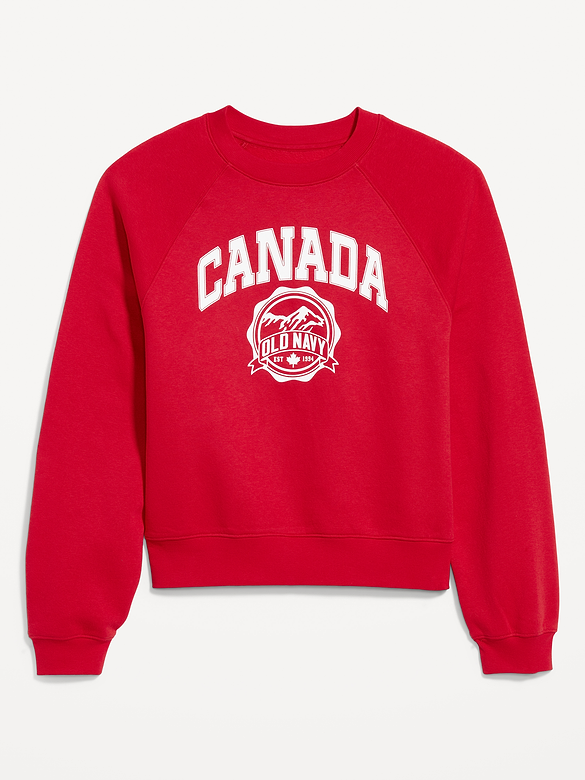 Vintage Canada Logo-Graphic Sweatshirt