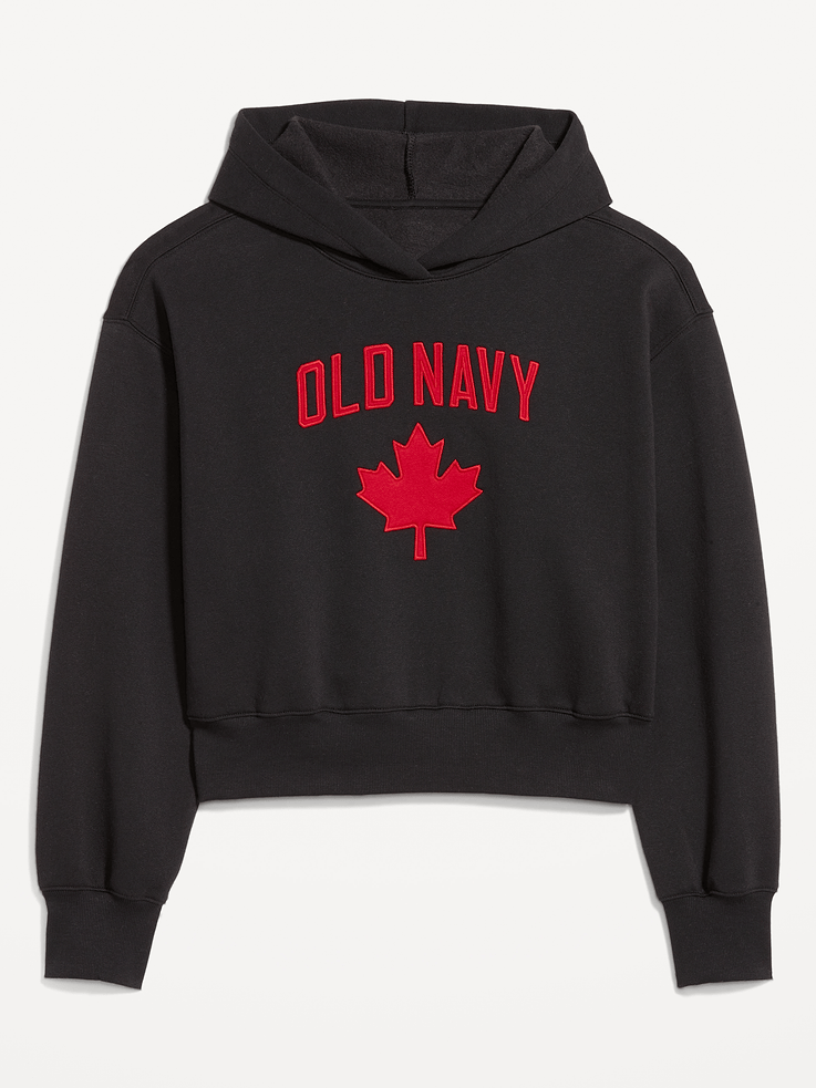 Image number 4 showing, Oversized Canada Logo-Graphic Hoodie