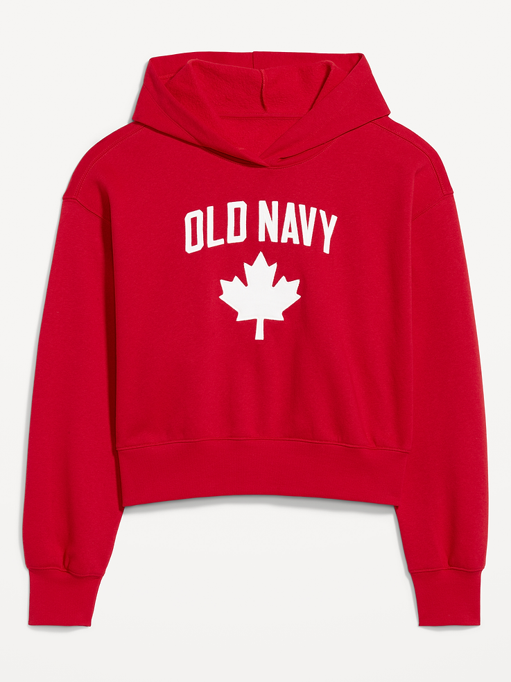 Image number 4 showing, Oversized Canada Logo-Graphic Hoodie