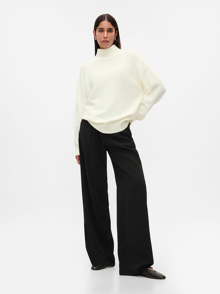 Image number 3 showing, CashSoft Mockneck Sweater