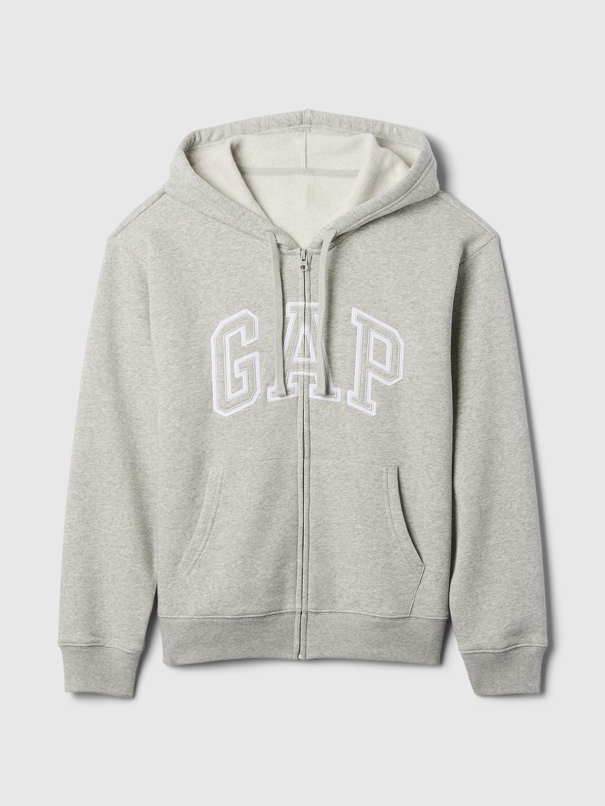 Relaxed Gap Logo Zip Hoodie | Gap Factory
