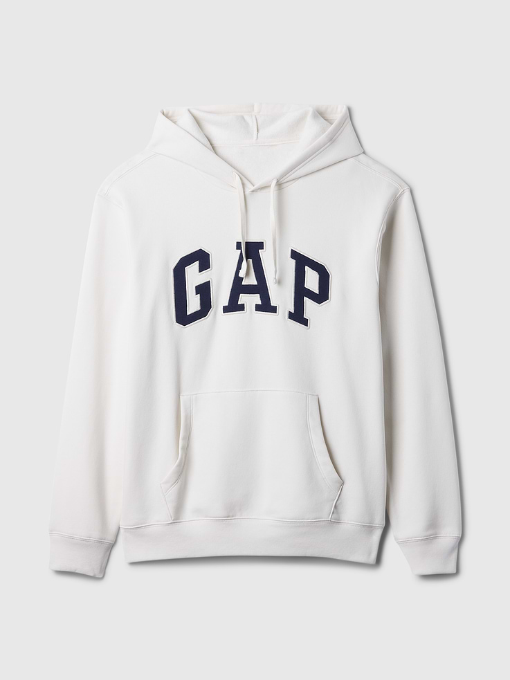 Image 4 of 4, Adult Relaxed Gap Logo Hoodie
