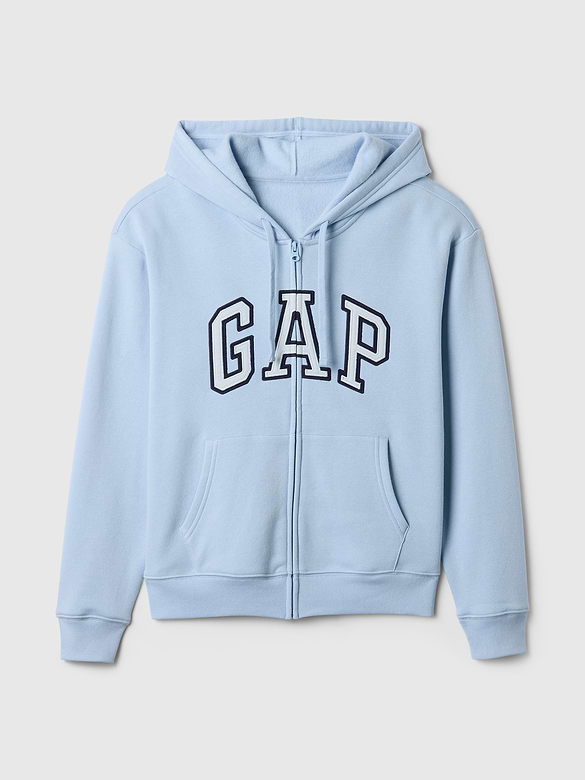 Relaxed Gap Logo Zip Hoodie