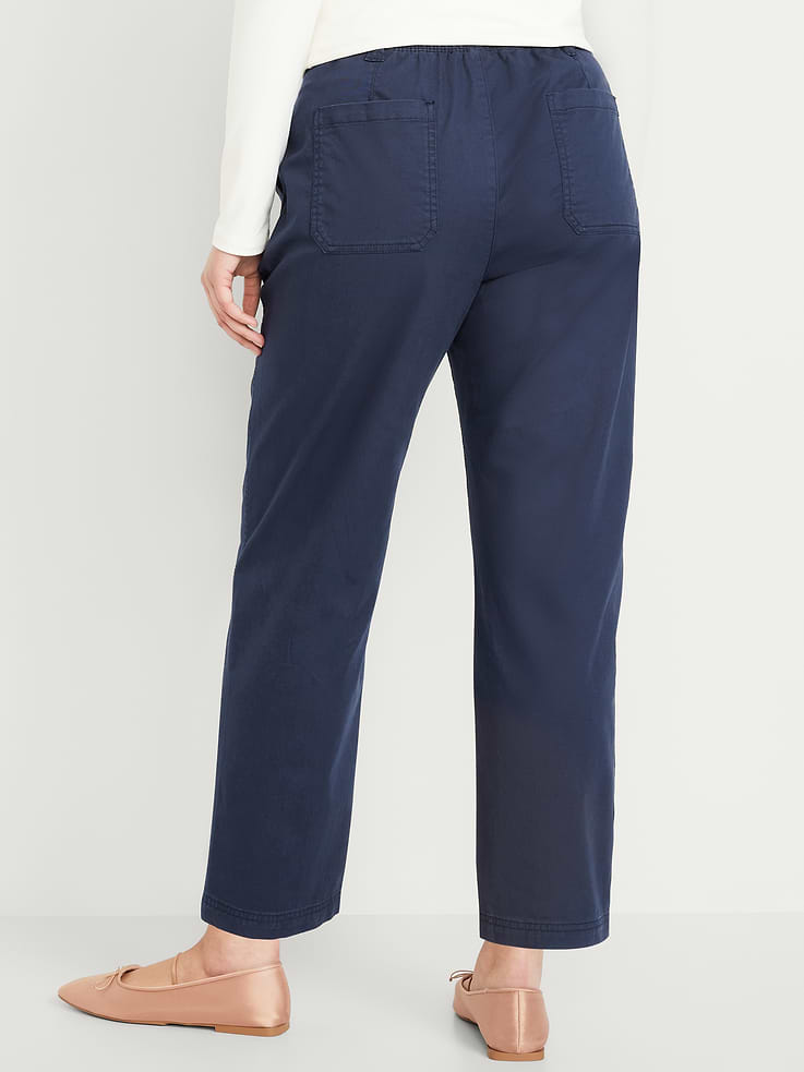 Image 7 de 9, Pantalon chino authentique à taille haute