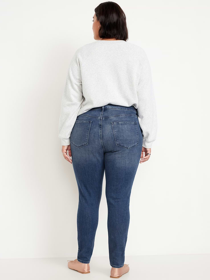 Image number 9 showing, High-Waisted Wow Super-Skinny Jeans