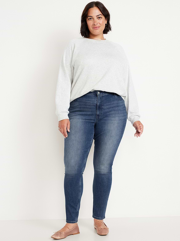 High-Waisted Wow Super-Skinny Jeans