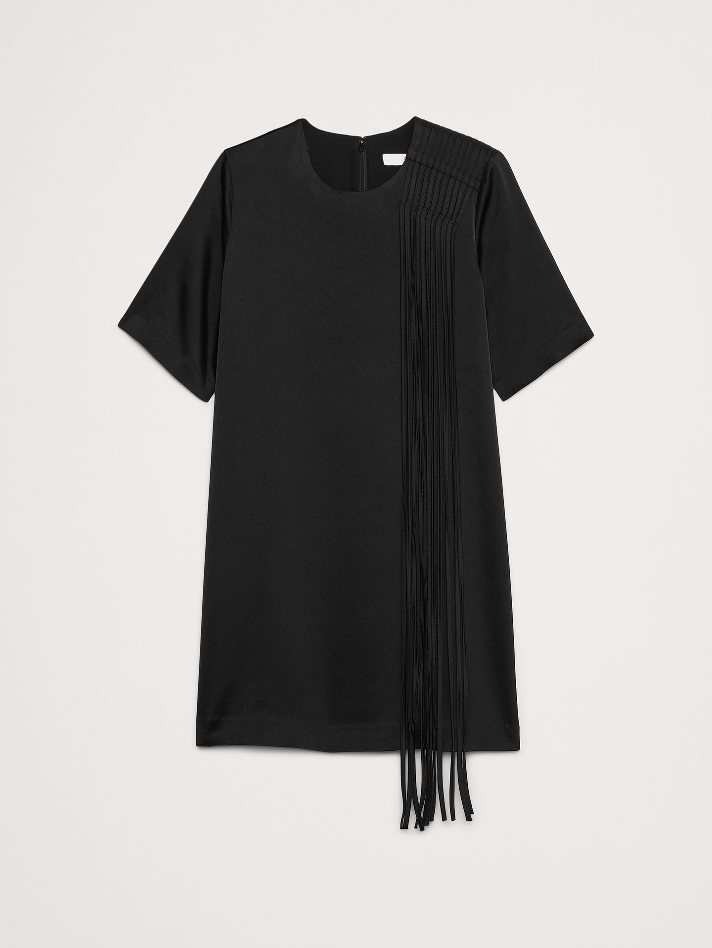 Image number 5 showing, Satin Fringe Shift Dress