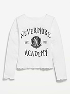 L'image numéro 1 présente T-shirt à imprimé sous licence avec bordure ondulée pour fille