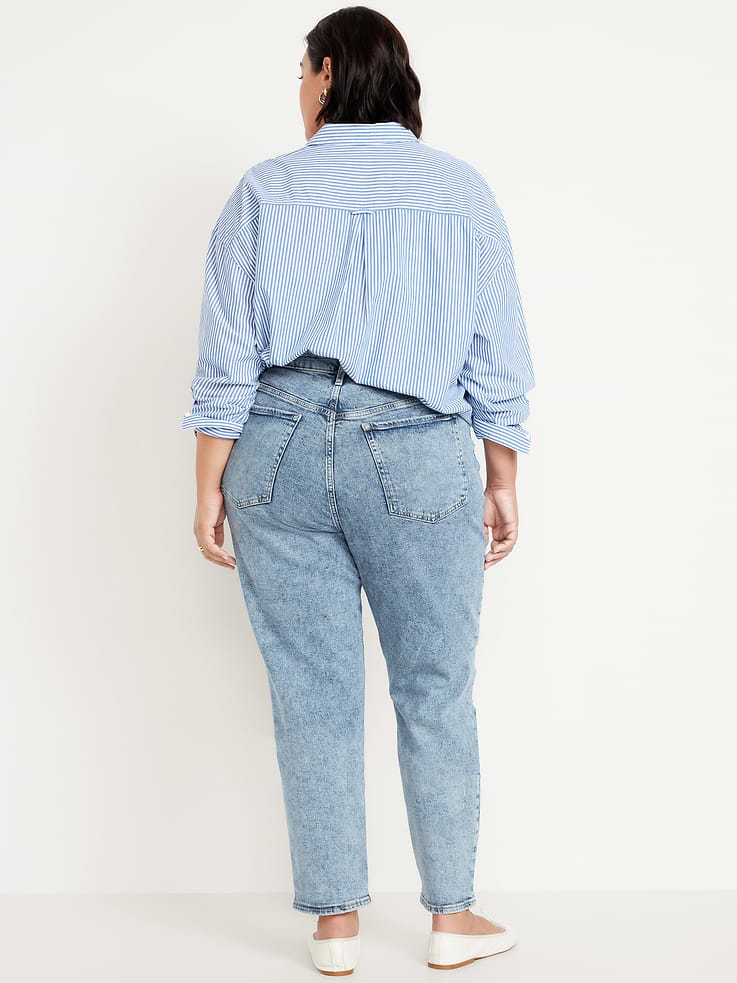 Image number 8 showing, High-Waisted OG Straight Ankle Jeans