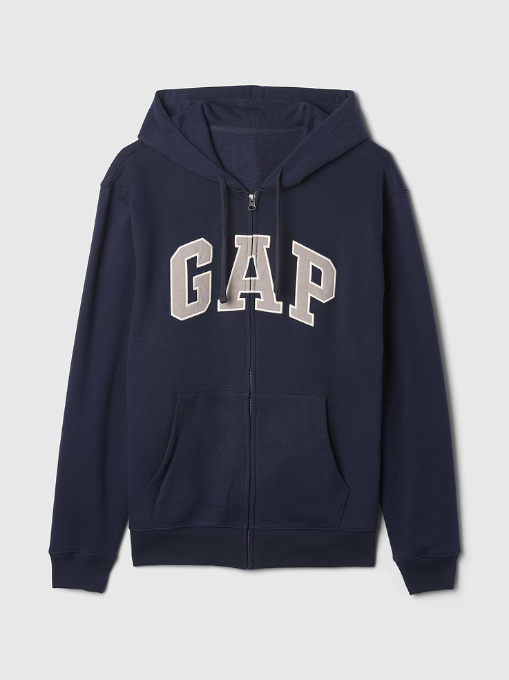 Image number 7 showing, Adult VintageSoft Arch Logo Zip Hoodie