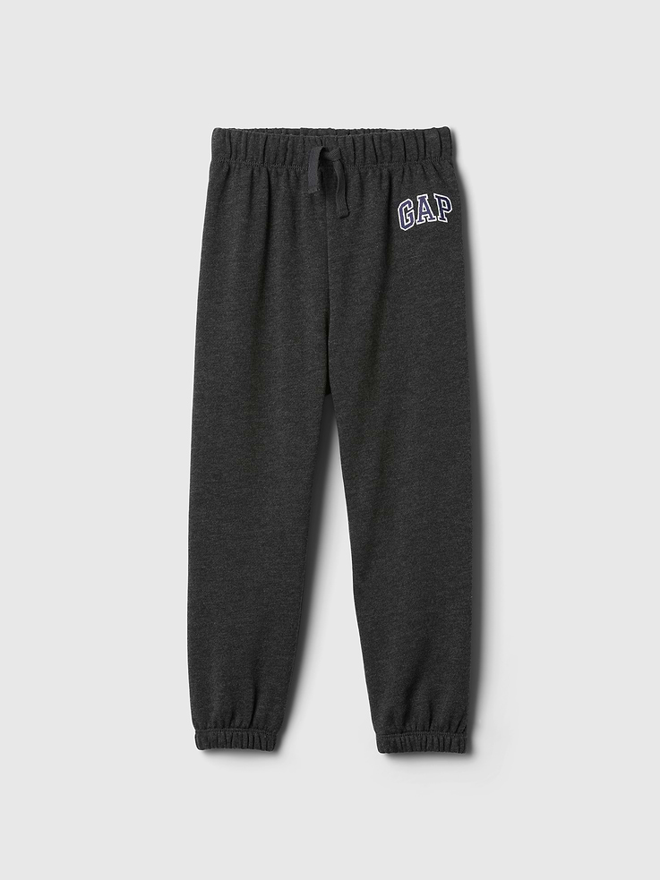 Image 1 of 3, Soft, comfy fleece., Drawcord ties at elasticized waistband are functional for sizes 2T-5T., Gap logo at hip., Elasticized cuffs., Product #629227