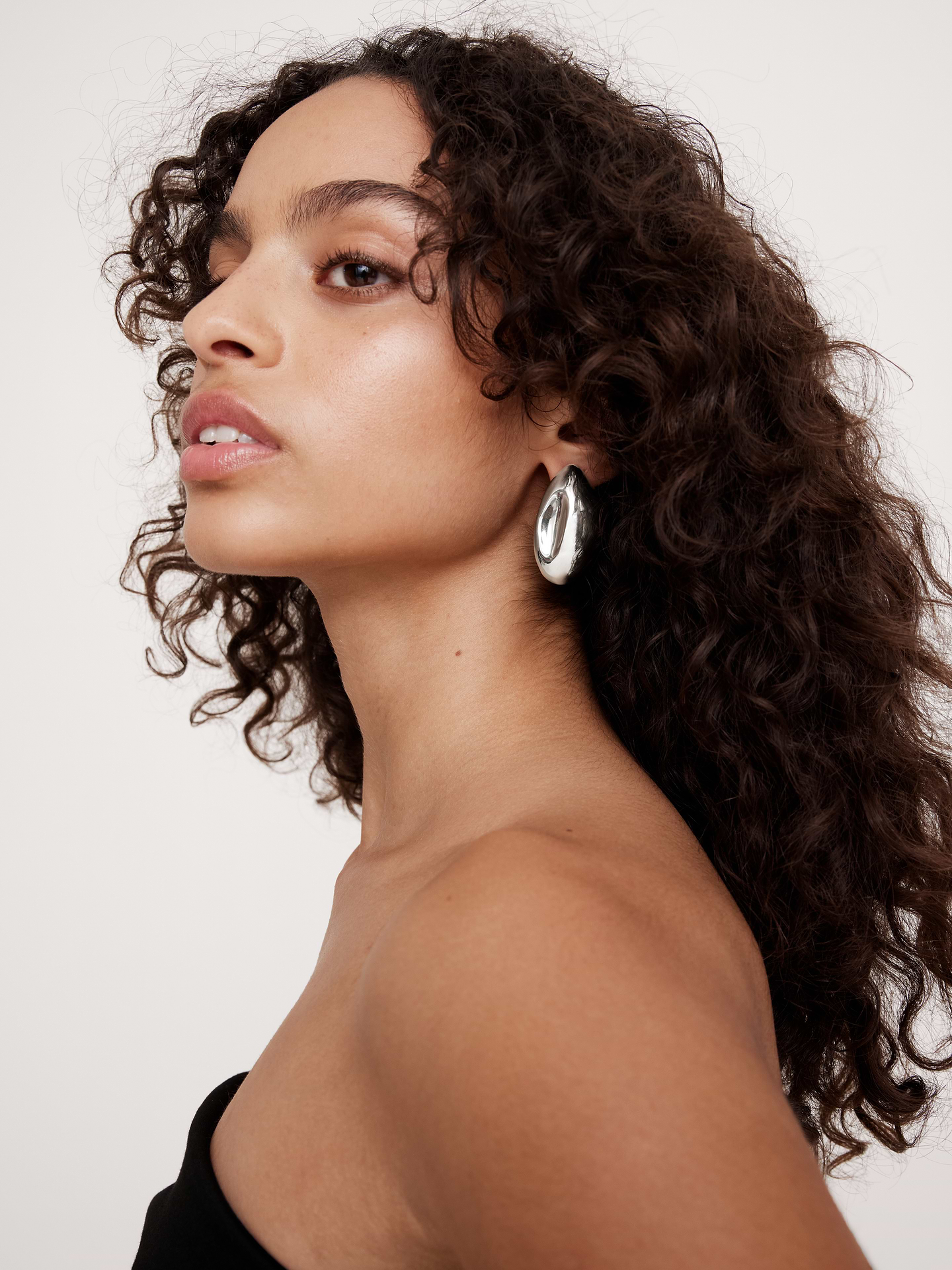 Image number 2 showing, Sculptural Forms Earrings by Aureus + Argent
