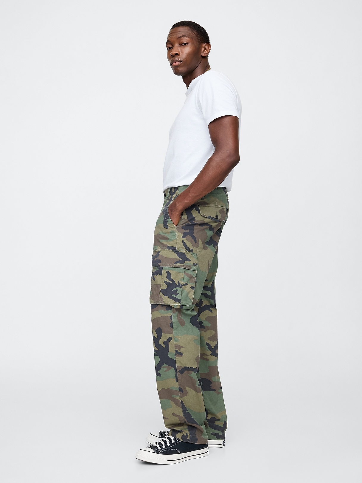 GapFlex Essential Straight Cargo Pants | Gap Factory