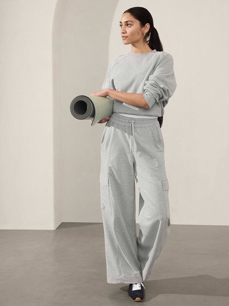 Image number 1 showing, Retroterry High Rise Wide Leg Cargo Pant