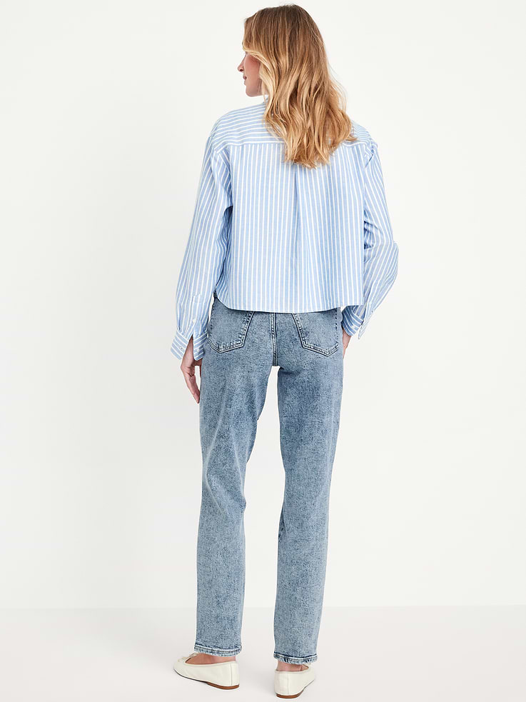Image number 3 showing, High-Waisted OG Straight Ankle Jeans