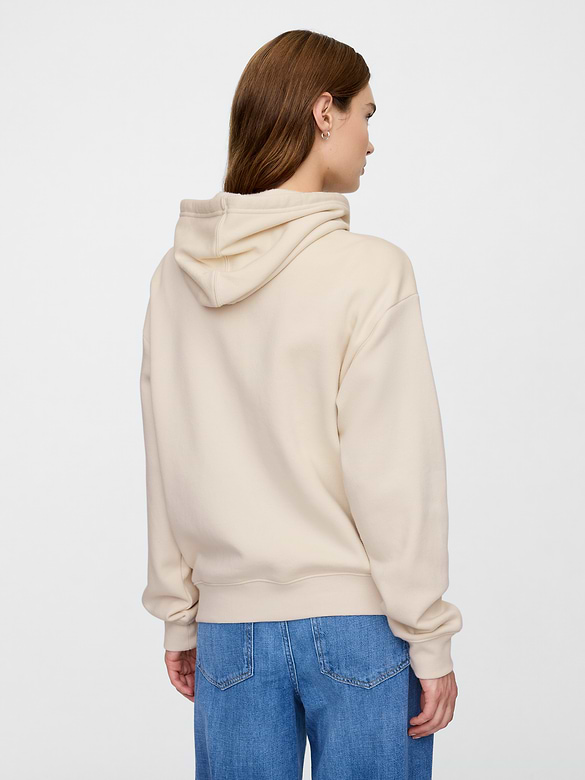 Relaxed Gap Logo Zip Hoodie