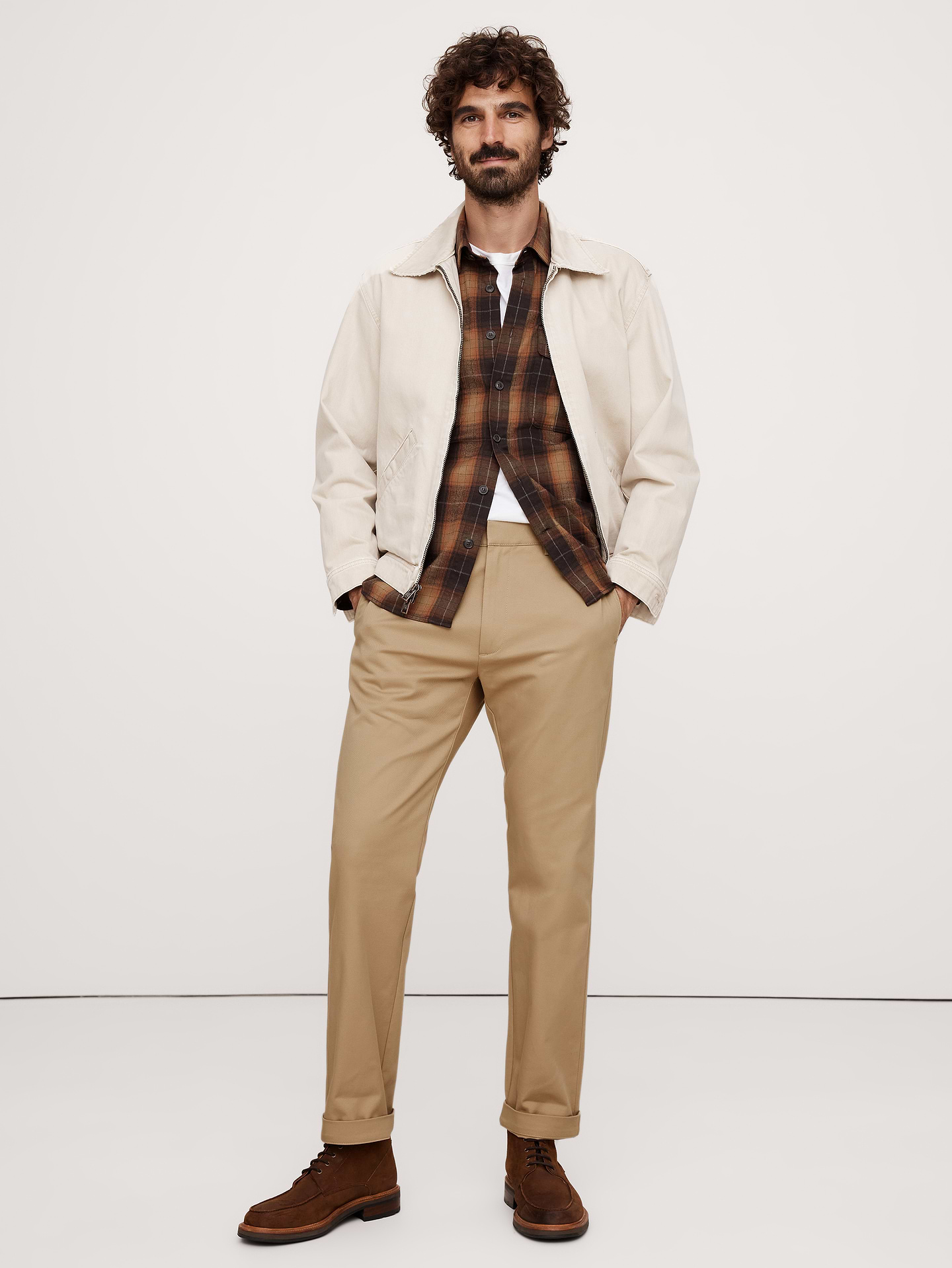 Image number 1 showing, Straight Italian-Stretch Chino