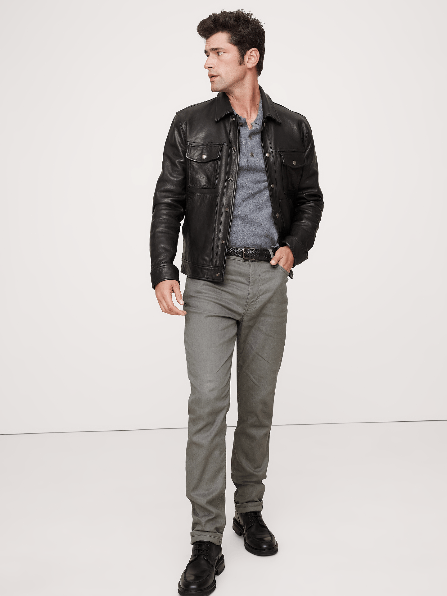 Image number 1 showing, Slim Linen-Cotton Traveler Pant