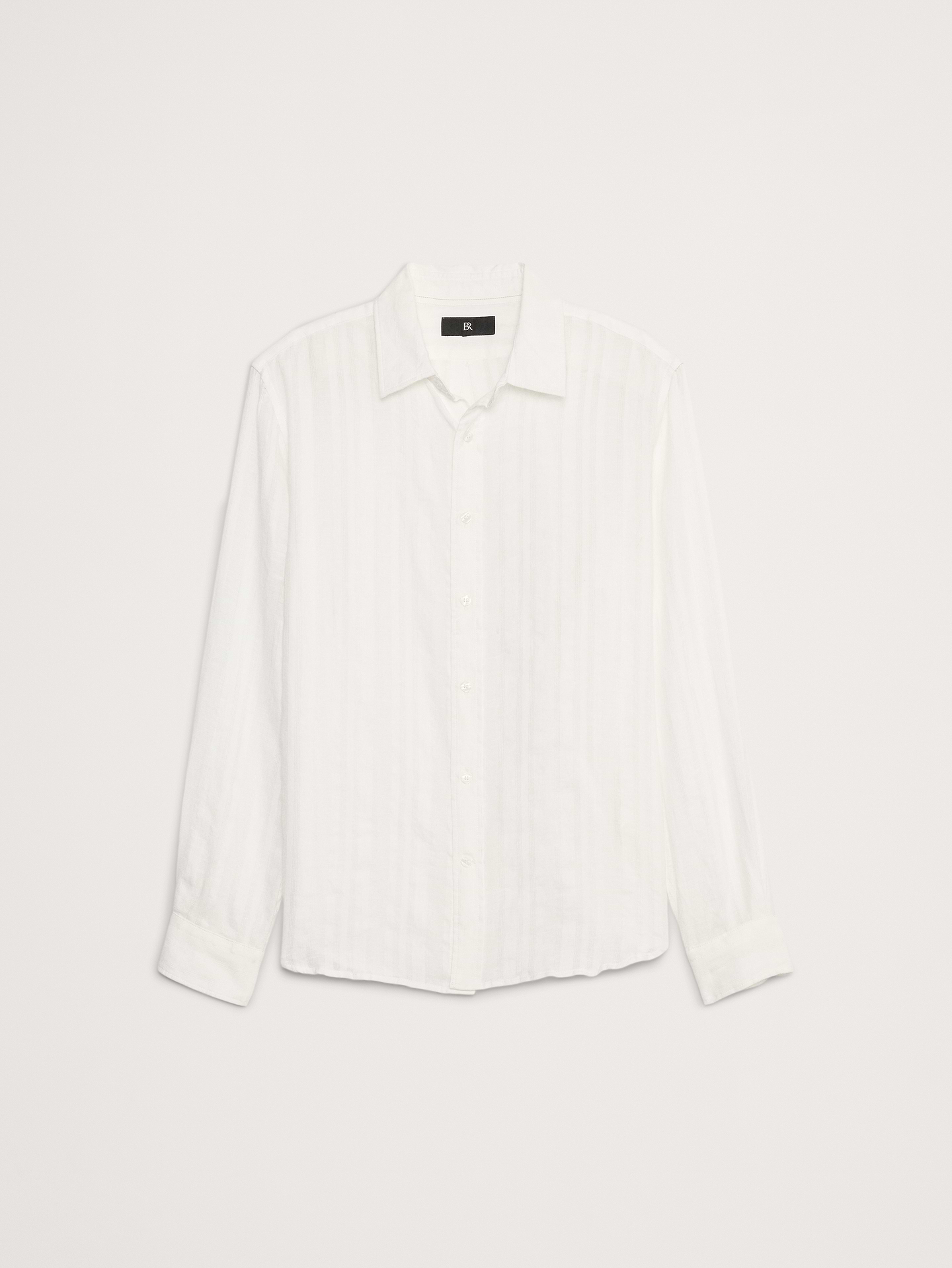 Image number 4 showing, Standard-Fit Linen-Cotton Shirt
