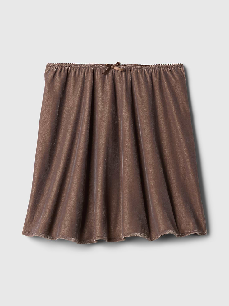 Image number 5 showing, Recycled Velvet Mini Skirt