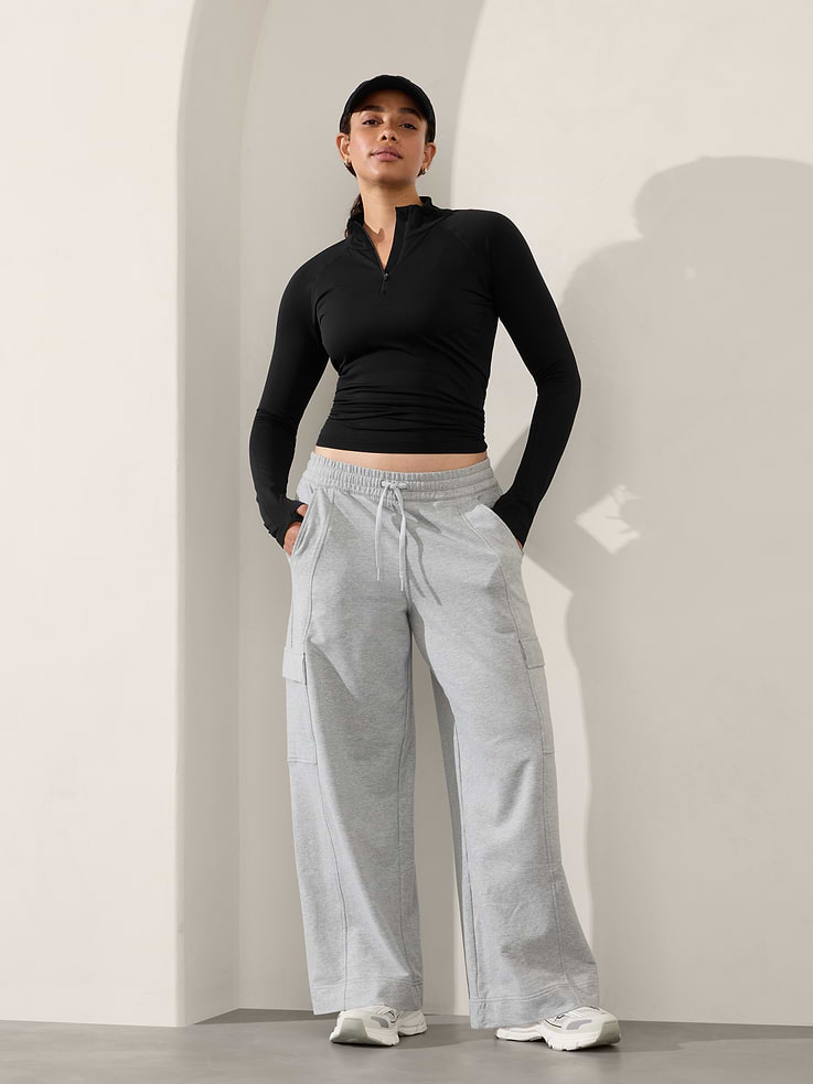Image number 7 showing, Retroterry High Rise Wide Leg Cargo Pant