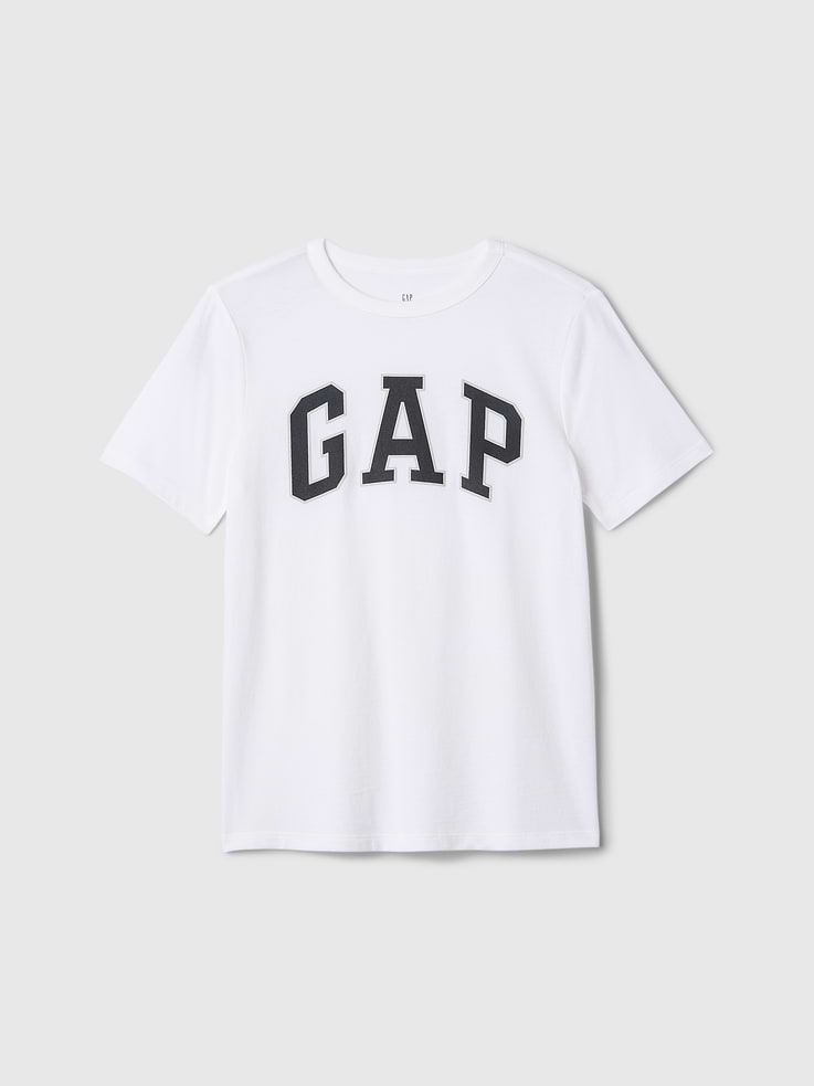 Image 1 of 2, Soft jersey knit., Short sleeves., Crewneck., Gap logo at front., Product #632990